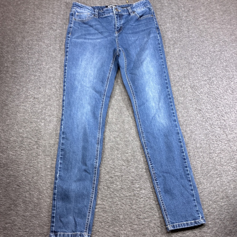Buffalo David Bitton Jeans Women 6/28 Blue Stretch Skinny Denim Y2K